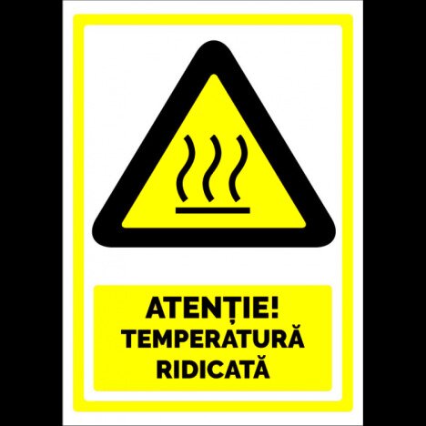 Indicator atentie temperatura ridicata