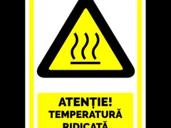 Indicator atentie temperatura ridicata